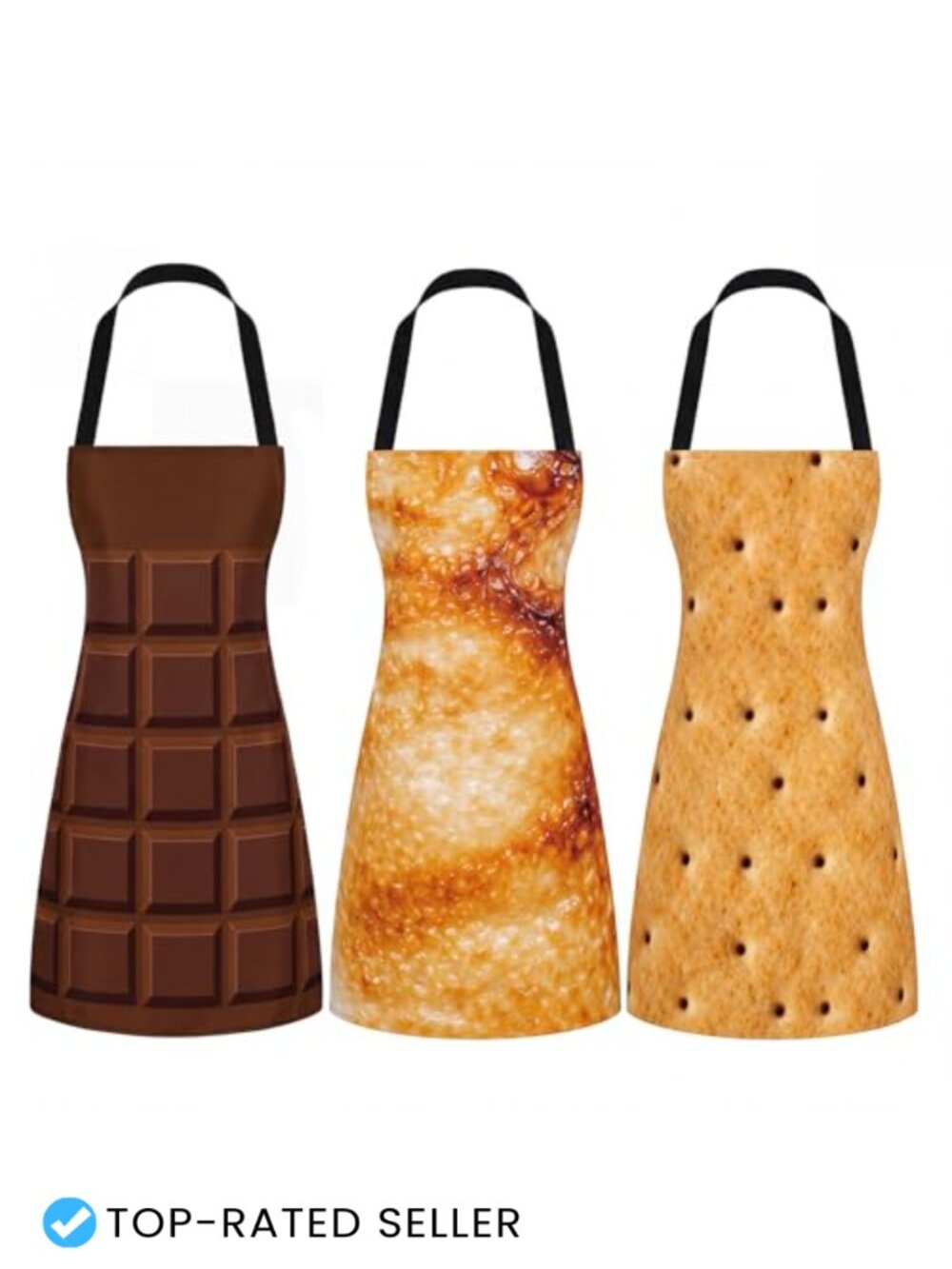 Halloween Couple Costume Aprons Set of 3 Polyester Unisex Adult One Size